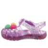 Crocs (GS) Isabella Glitter litteät sandaalit ”Purple Pink” 205038-518