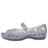 Crocs (GS) Isabella Glitter Peep Toe Sandaalit ”Silver” 202602-040