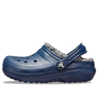 Crocs (GS) klassinen vuorattu kimalteleva puukenkä ”Blue” 207010-459 Crocs (GS) klassinen vuorattu kimalteleva puukenkä ”Blue” 207010-459