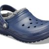 Crocs (GS) klassinen vuorattu kimalteleva puukenkä ”Blue” 207010-459