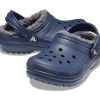 Crocs (GS) klassinen vuorattu kimalteleva puukenkä ”Blue” 207010-459