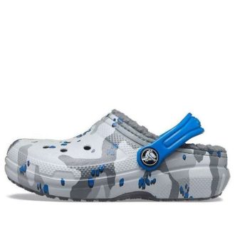 Crocs (GS) klassinen vuoratut Camo-kengät ”Grey White Blue” 207323-0EF Crocs (GS) klassinen vuoratut Camo-kengät ”Grey White Blue” 207323-0EF