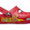 Crocs (GS) Lightning McQueen Light Up puukengät ”Red” 209381-610