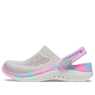 Crocs (GS) Literide 360 Marmoroidut puukengät ”Grey Pink Blue” 207668-1DU Crocs (GS) Literide 360 Marmoroidut puukengät ”Grey Pink Blue” 207668-1DU