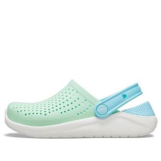 Crocs (GS) LiteRide puukengät ”Neo Mint White” 205964-3TM
