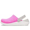 Crocs (GS) LiteRide puukengät ”Pink White Grey” 205964-6QR