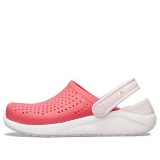 Crocs (GS) LiteRide puukengät ”White Pink” 205964-6EW