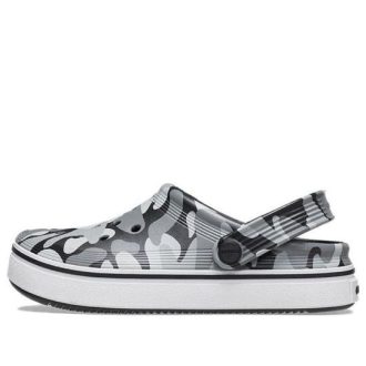 Crocs (GS) Off Court Painetut puukengät ”Grey Black White” 209150-066
