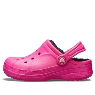 Crocs (GS) Ralen vuoratut puukengät ”Candy Pink Black” 16245-6X1