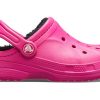 Crocs (GS) Ralen vuoratut puukengät ”Candy Pink Black” 16245-6X1