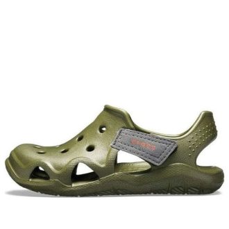 Crocs (GS) Swiftwater Wave -kengät ”Olive Green” 204021-309
