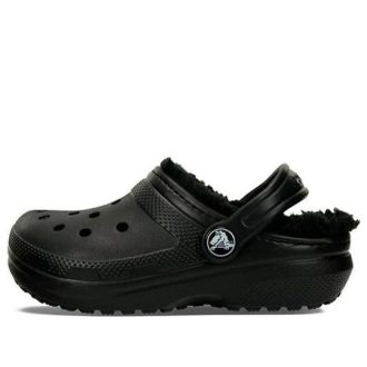 Crocs (GS) vuoratut puukenkäsandaalit ulkokäyttöön ”Musta” 207009-060