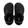 Crocs (GS) vuoratut puukenkäsandaalit ulkokäyttöön ”Musta” 207009-060