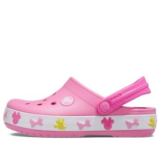 Crocs (GS) x Disney Mikki ja Minni Hiiri puukengät ”Pink White” 206800-04