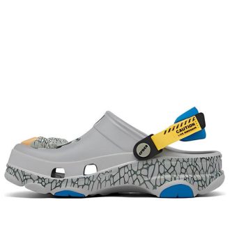 Crocs (GS) x Jurassic World Classic All-Terrain -puukengät ”Slate Grey” 207976-013 Crocs (GS) x Jurassic World Classic All-Terrain -puukengät ”Slate Grey” 207976-013