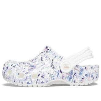 Crocs (GS) x Liberty London Classic -kengät ”White Blue” 206514-100 Crocs (GS) x Liberty London Classic -kengät ”White Blue” 206514-100