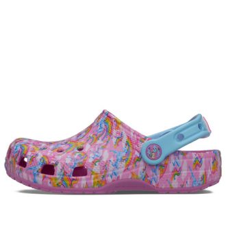 Crocs (GS) x Lisa Frank Classic -kengät ”Pink Blue” 208826 Crocs (GS) x Lisa Frank Classic -kengät ”Pink Blue” 208826