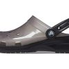 Crocs Jelly Crocs Läpinäkyvät Mustat Unisex Sandaalit 206908-001