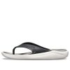 Crocs LiteRide Beach Flip-Flops musta harmaa ”Black Grey” 205182-05M