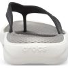 Crocs LiteRide Beach Flip-Flops musta harmaa ”Black Grey” 205182-05M