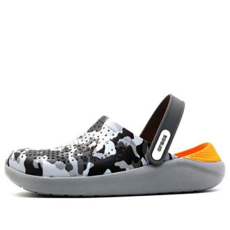 Crocs Literide Graafiset puukengät ”Grey Black” 205359-97A