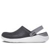 Crocs LiteRide kenkäsandaalit mustat savunharmaat unisex 204592-05M