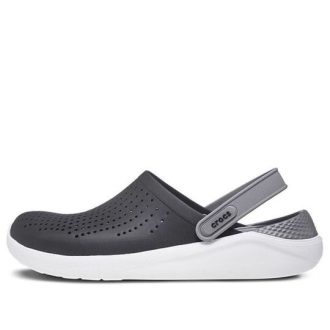 Crocs LiteRide kenkäsandaalit mustat savunharmaat unisex 204592-05M Crocs LiteRide kenkäsandaalit mustat savunharmaat unisex 204592-05M