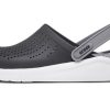 Crocs LiteRide kenkäsandaalit mustat savunharmaat unisex 204592-05M