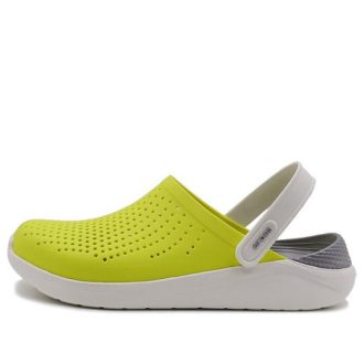 Crocs LiteRide Lazer Cut puukengät ”Yellow Beige” 204592-38L