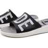 Crocs LiteRide LOGO Unisex mustat tossut ”Black White” 205562-066
