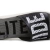 Crocs LiteRide LOGO Unisex mustat tossut ”Black White” 205562-066