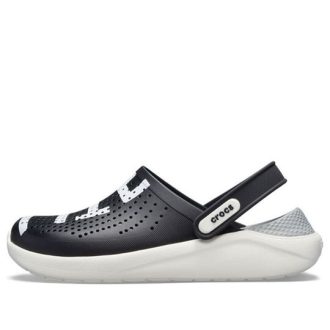 Crocs LiteRide -logopuukengät ”Black White” 205554-066