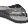 Crocs LiteRide Minimalistiset rantavarvastossut tummanharmaa 205182-0DD