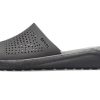 Crocs LiteRide mustat harmaat sandaalit ”Black Grey” 205183-0DD