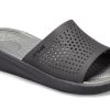 Crocs LiteRide mustat harmaat sandaalit ”Black Grey” 205183-0DD