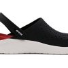 Crocs LiteRide mustat sandaalit ”Black White” 204592-066