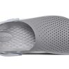 Crocs LiteRide salamakengät savunharmaa valkoiset sandaalit 204592-06J