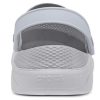 Crocs LiteRide salamakengät savunharmaa valkoiset sandaalit 204592-06J
