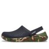 Crocs LiteRide Shoe Printing Classic Sandaalit Unisex Musta 206491-0C4