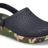 Crocs LiteRide Shoe Printing Classic Sandaalit Unisex Musta 206491-0C4