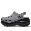 Crocs Mega Crush heijastavat puukengät ”Grey Black” 209172-1LP