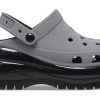 Crocs Mega Crush heijastavat puukengät ”Grey Black” 209172-1LP