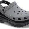 Crocs Mega Crush heijastavat puukengät ”Grey Black” 209172-1LP