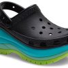 Crocs Mega Crush puukengät ”Black Multi” 207988-0C4