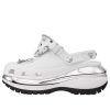 Crocs Mega Crush puukengät ”White Silver” 209357-100