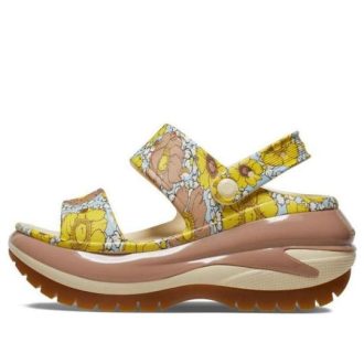 Crocs Mega Crush Retro kukkasandaalit ”Vanilla Cork” 208966-1LQ