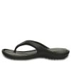 Crocs Pehmeä Pohja Mukava Flip-Flops Unisex Musta Harmaa 10024-05M