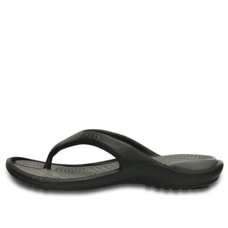 Crocs Pehmeä Pohja Mukava Flip-Flops Unisex Musta Harmaa 10024-05M