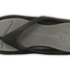 Crocs Pehmeä Pohja Mukava Flip-Flops Unisex Musta Harmaa 10024-05M