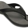 Crocs Pehmeä Pohja Mukava Flip-Flops Unisex Musta Harmaa 10024-05M